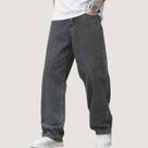 Calça Balão Masculina Baggy Boca Larga Jeans Cinza Grafite Estonada Confortável e Estilosa 100% Algo Calça Balão Masculina Baggy Boca Larga Jeans Cinza Grafite Estonada Confortável e Estilosa 100% Algo