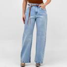 Calça Bana Bana Jeans Wide Leg Feminina
