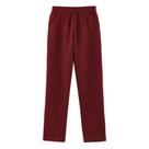 Calça Básica Infantil Unissex Em Moletom Peluciado - Vermelho 008