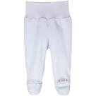 Calça Bebê Básica RN Lisa Com Pé Bibe 100% Algodão Egípcio
