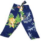 Calça bebê - estampada com amarração - Amora Modinha