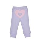Calça bebe lilás 12 meses com punho