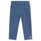 Calça Bebê Menina Kukiê em Malha Denim
