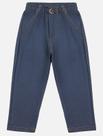 Calça Bebê Menino Azul Jeans Escuro Divertto Calça Bebê Menino Azul Jeans Escuro Divertto