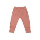 Calça Bebês Infantil Vira Pé 100% Algodão Suedine Liso Cores