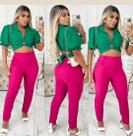 Calça Bela de Linhão Pink()-P