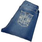 Calça Bill Way Feminina Boot Cut Bordado Navajo Com Strass Calça Bill Way Feminina Boot Cut Bordado Navajo Com Strass