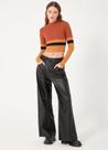Calça Boyfriend Leather Preto Dress To 03.14.0478