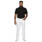 Calça branca com elastano sarja masculina plus size