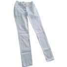 Calça Branca Feminina Sarja Shyros Elástico Cigarrete
