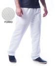 Calça Branca Tactel Butu Biru Masculina Forrada Microfibra