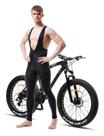 Calça Bretelle Ciclismo Forro Alta Densidade D90 Compressão para Bike Longas Distâncias
