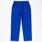 Calça Brim Elástico Uniforme Tecido Pesado Unifortex Azul Tamanho:G