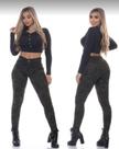 Calça Camuflada Feminina em Sarja - RI19 Jeans