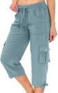 Calça Capri Cargo Feminina MoFiz Leve e Casual Calça Capri Cargo Feminina MoFiz Leve e Casual