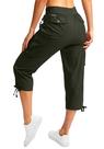 Calça Capri Cargo Feminina Soothfeel Leve e de Secagem Rápida