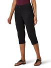 Calça Capri Cargo Lee Austyn preta tamanho 18