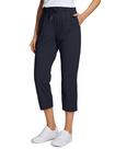 Calça Capri CRZ YOGA 23" Marinho com Elastano 4-Way e Bolsos