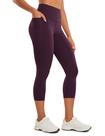 Calça Capri CRZ YOGA Butterluxe Cós Alto com Bolsos Grande