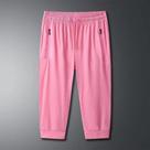 Calça capri Feminina Dry Fit casual para treino com bolsos Tecido Gelado para mulheres