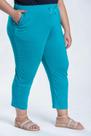 Calça Capri Feminina Plus Size Malha Viscose Com Elástico E Cordão - Serena