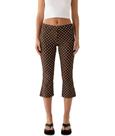 Calça Capri Feminina Yuemengxuan Slim Fit com Laço Calça Capri Feminina Yuemengxuan Slim Fit com Laço