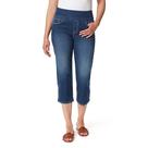 Calça Capri Gloria Vanderbilt Amanda Pull On Tamanho 8 Regular