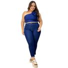 Calça Capri Jeans Feminino Plus Size Modelo Curve 48 ao 64