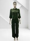 Calça Cargo E Jaqueta Conjunto Feminino Duna Twill