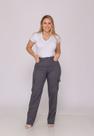 Calça Cargo Feminina 7948 Chumbo