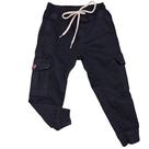 Calça cargo infantil masculino casual estilosa cordao cintura