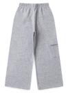 Calça Cargo Inverno Menina Mescla em Moletom felpado com Bolso