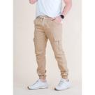Calça cargo jogger masculina 6 Bolsos sarja skate casual 2025Hip-Hop Elástico slim