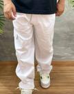 Calça Cargo Masculina com Múltiplos Bolsos Streetwear e Esportiva