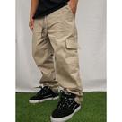 Calça Cargo Masculino Skate Caqui Streetwear Skatista Com Bolsos Lateral