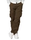 Calça Cargo Match Wild Masculina Café Escuro Tamanho 28 Calça Cargo Match Wild Masculina Café Escuro Tamanho 28