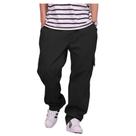 Calça Cargo Sarja, Moda Unissex, Skate e Casual 4 Bolsos COR PRETO