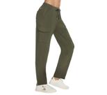 Calça cargo Skechers Go Walk feminina em nylon/elastano Deep Depths