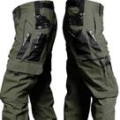 Calça Cargo Tática Masculina à Prova d'Água - Resistente, com Vários Bolsos Calça Cargo Tática Masculina à Prova d'Água - Resistente, com Vários Bolsos