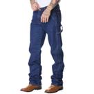 Calça Carpinteira Masculina 7 Bolsos Reforçada Azul Escuro