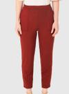 Calça Carrot Malwee 1000132873 Feminina Com Bolsos Moletom Viscose T. P/XGG