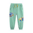 Calça casual para meninos com bolso bordado, roupa exterior infantil, veículos, primavera e outono Calça casual para meninos com bolso bordado, roupa exterior infantil, veículos, primavera e outono