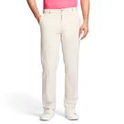 Calça chino IZOD Saltwater Stretch Flat-Front para homens Stone