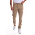 Calça Chino Masculina Slim Caqui Tamanho:36
