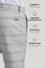 Calça Chino Principe de Gales Comfort - Cinza