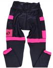 Calça ciclista (legging/bermuda ciclista feminina de malha sintética): com bolso e espuma