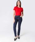 Calça Cigarrete Feminina Jeans Bolsos-87010 Calça Cigarrete Feminina Jeans Bolsos-87010