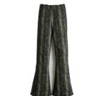 Calça Cintura Alta H Flare Animal Print