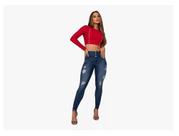 Calça Cintura Alta Modeladora Pit Bull Jeans Pitbull 65336