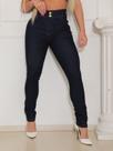 Calça classic premium cos alto 2 botão amaciado levanta bumbum laycra